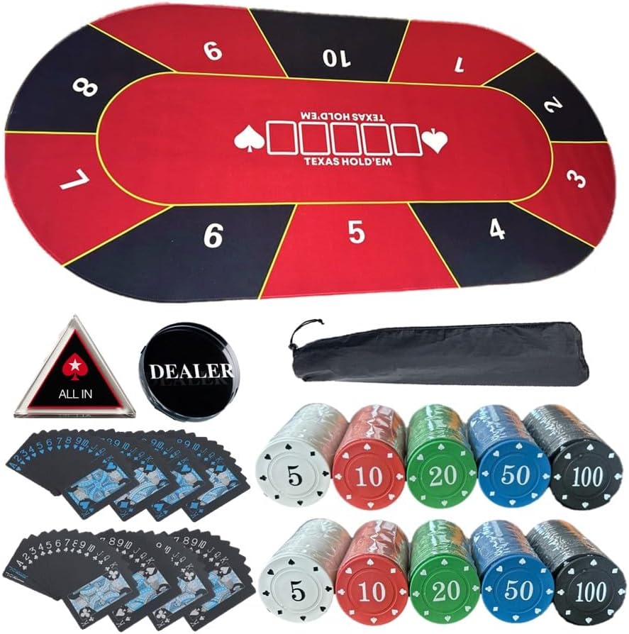 ポーカーマットセット（赤）