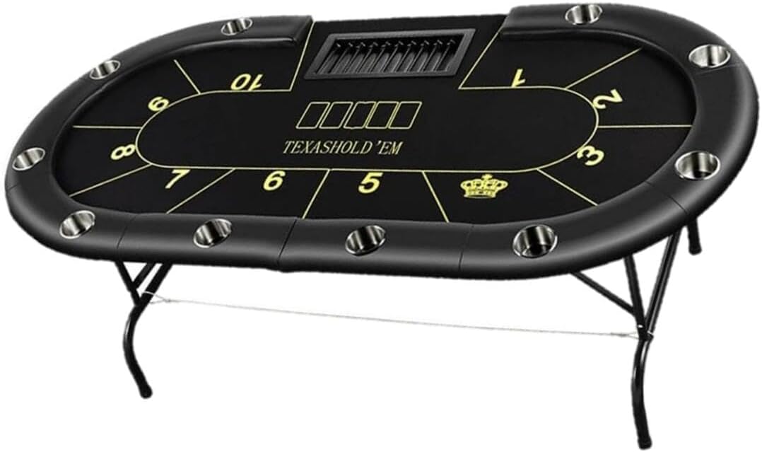 ポーカーテーブル単体（黒）