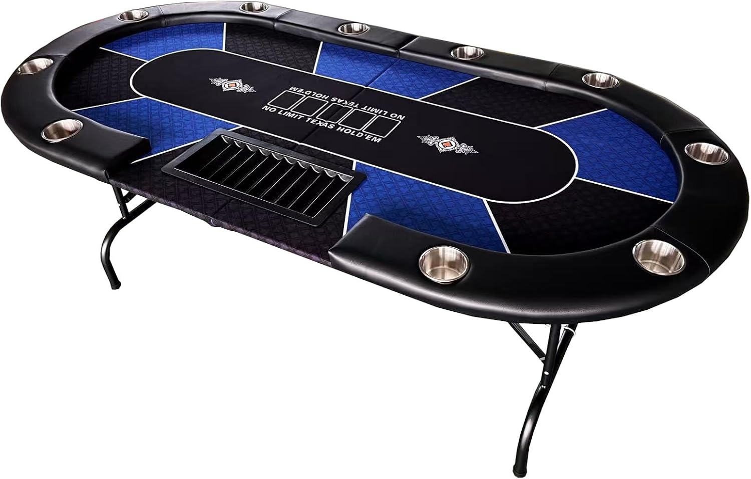 ポーカーテーブル単体（青）